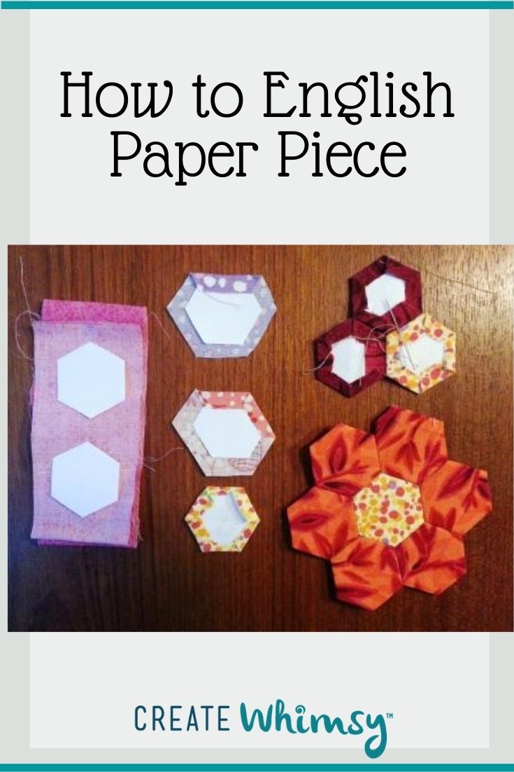 English Paper Piecing for Beginners: Hexagon Flower Garden Table Topper ...