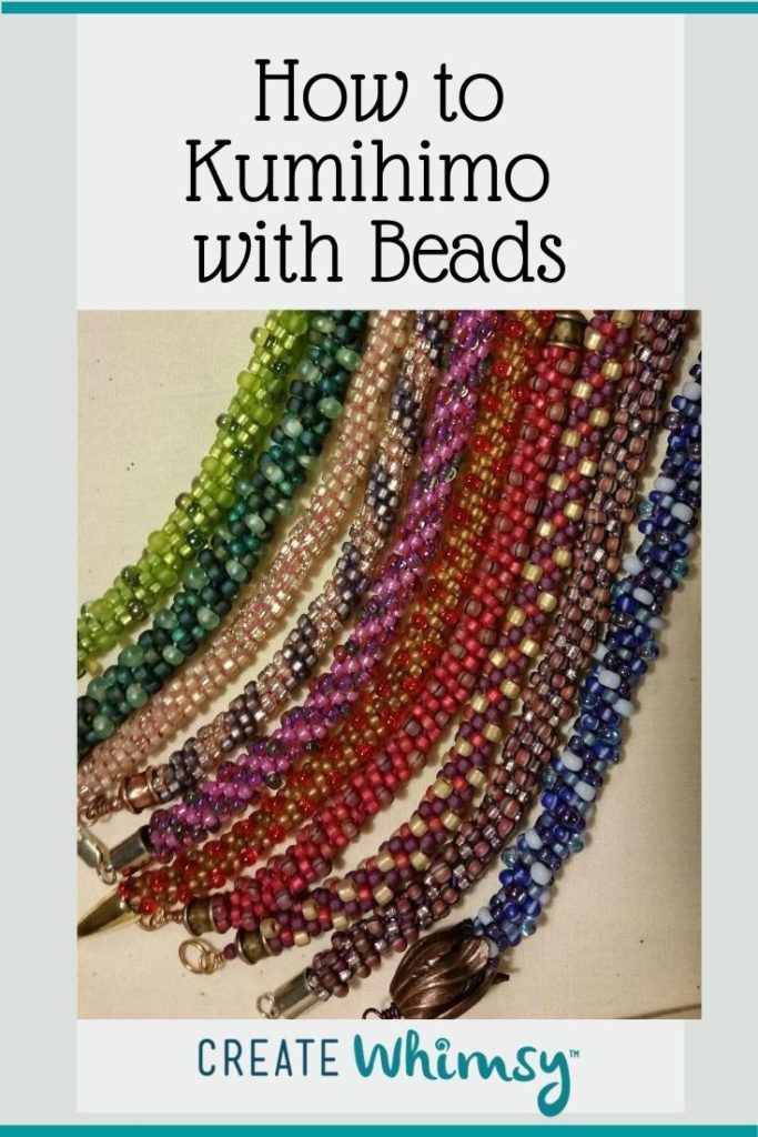 How to Do Kumihimo with Beads - Create Whimsy