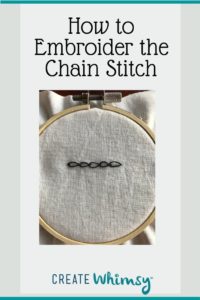 Chain chain chain stitch  create whimsy  hand embroidery Chain chain chain stitch  create whimsy  hand embroidery