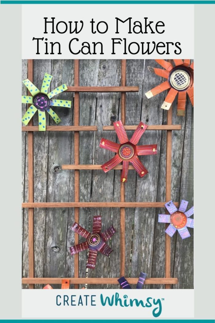 DIY Tin Can Flowers Create Whimsy