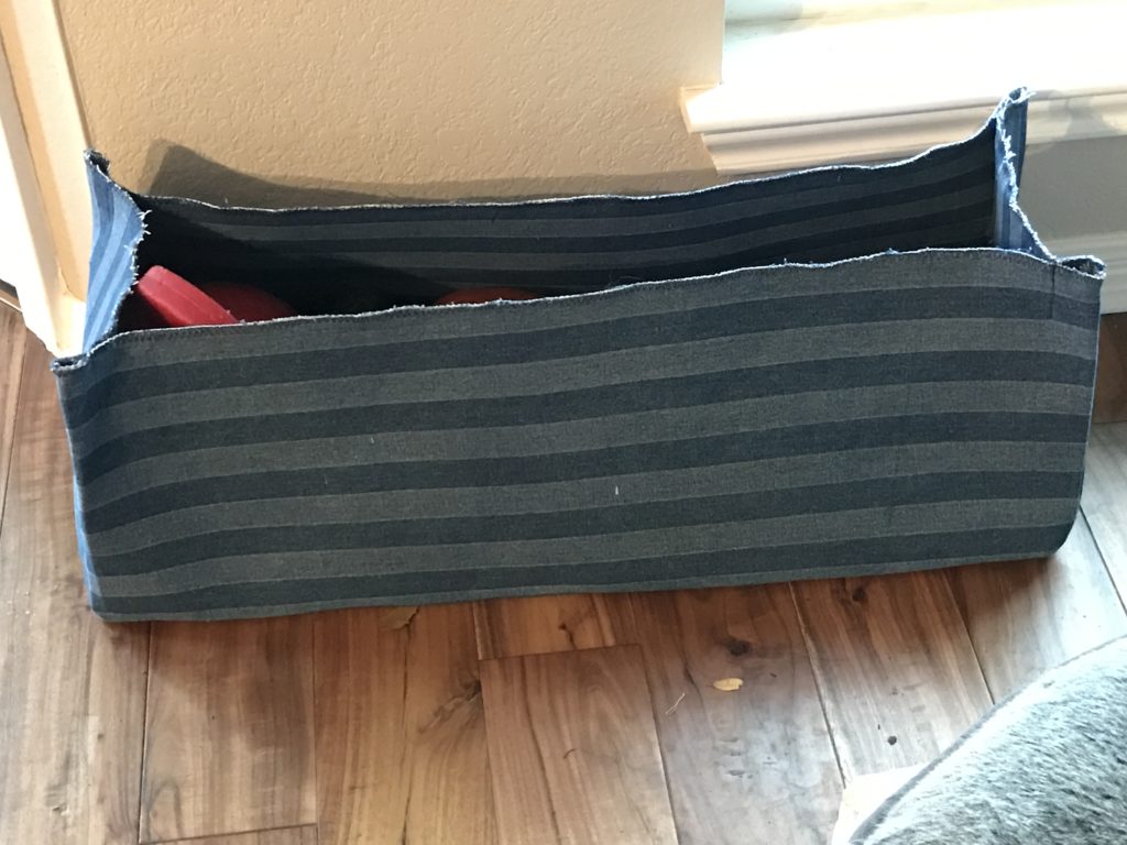 DIY Dog Toy Basket