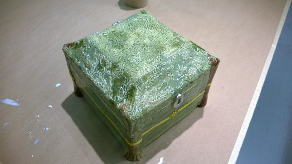 Top view of the reliquary