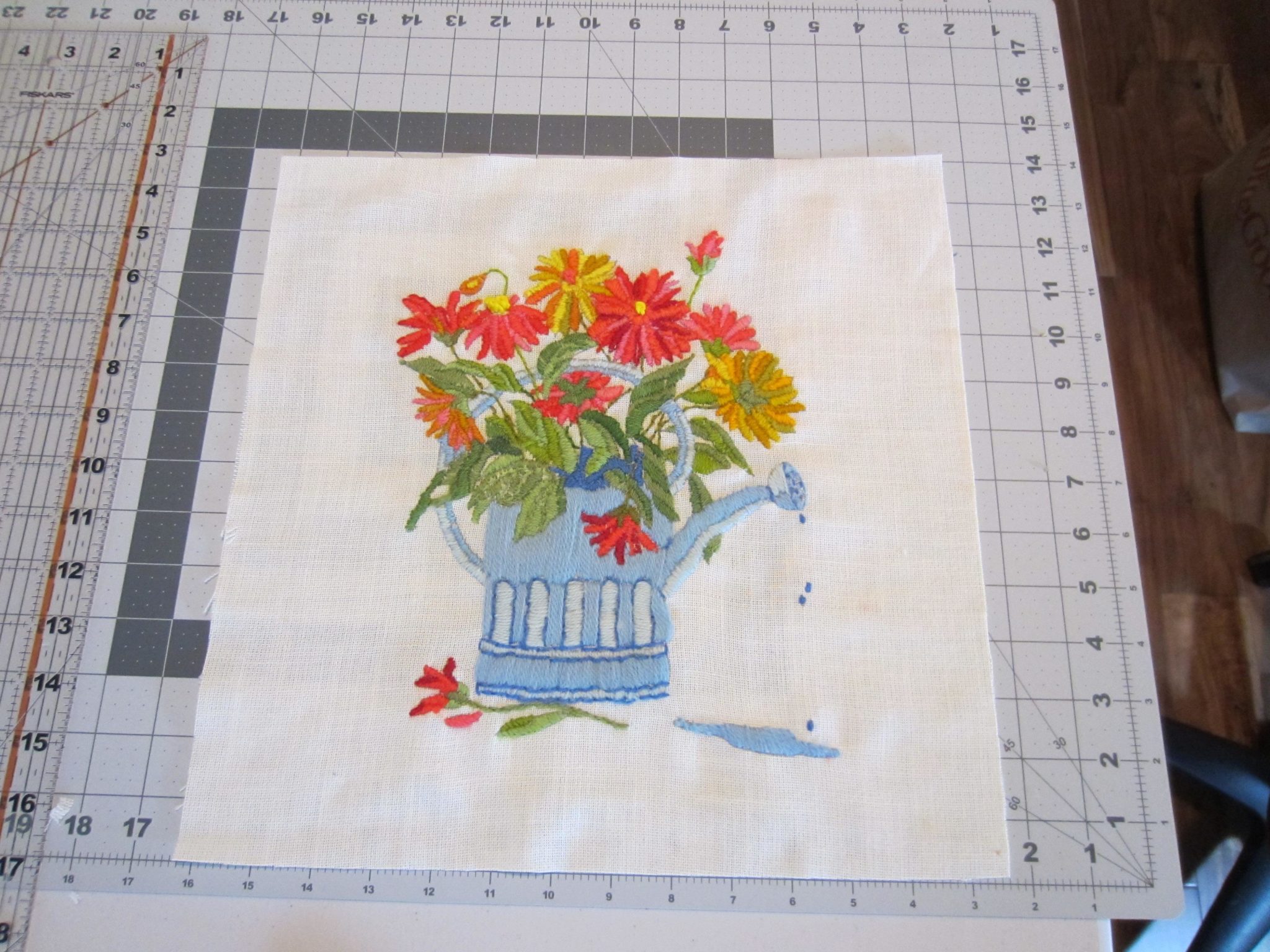 Pressed and trimmed and ready to make into a pillow top