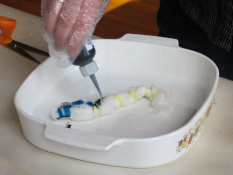 How to Dye Silk Scarves Microwave Fabric Dying