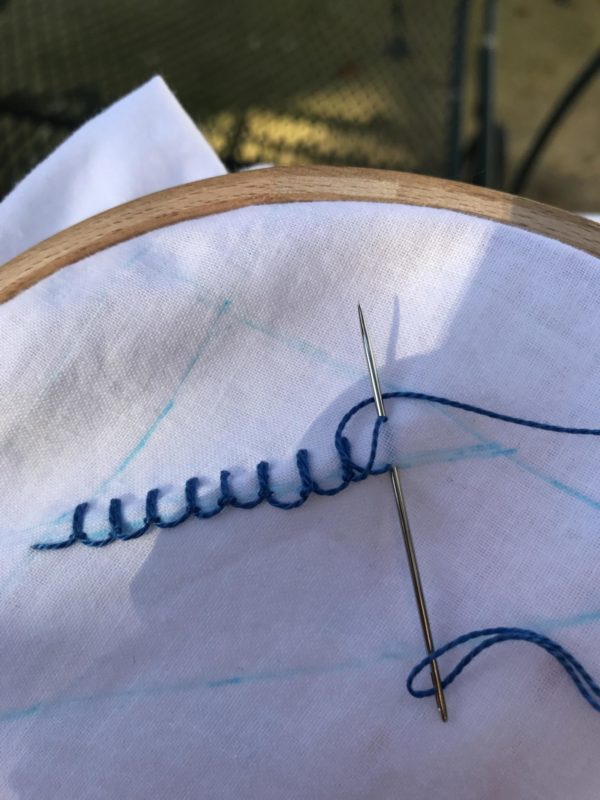 Embroidery: Up and Down Buttonhole Stitch - Create Whimsy