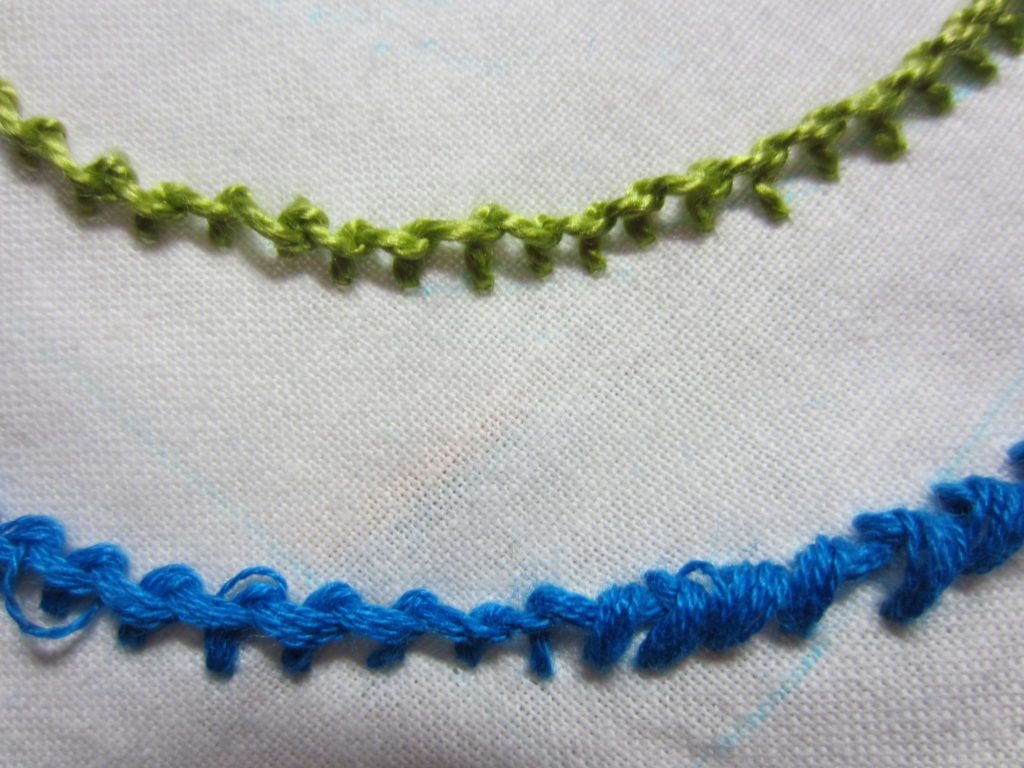 Pearl stitch embroidery  create whimsy Pearl stitch embroidery  create whimsy