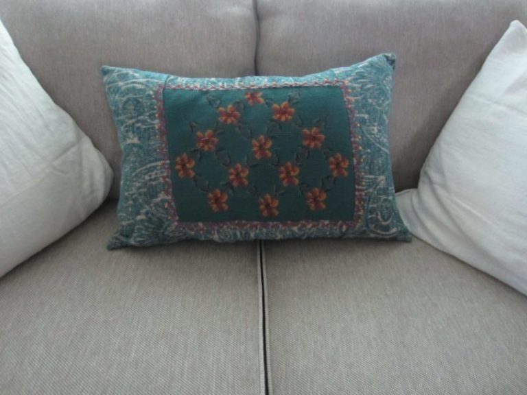 Finishing a Needlepoint Pillow Create Whimsy
