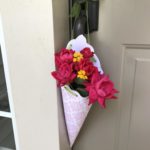 Pretty flowers for May Day in a paper cone!