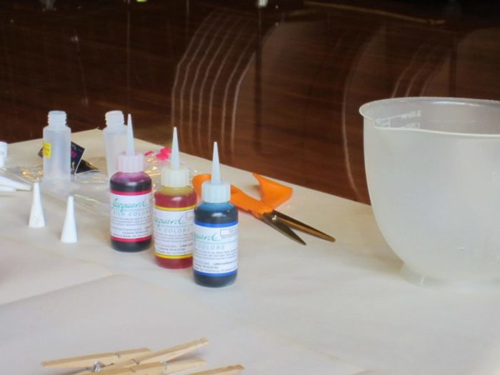 How to Dye Silk Scarves Microwave Fabric Dying