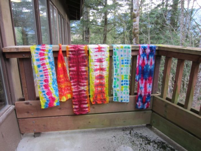 How to Dye Silk Scarves Microwave Fabric Dying