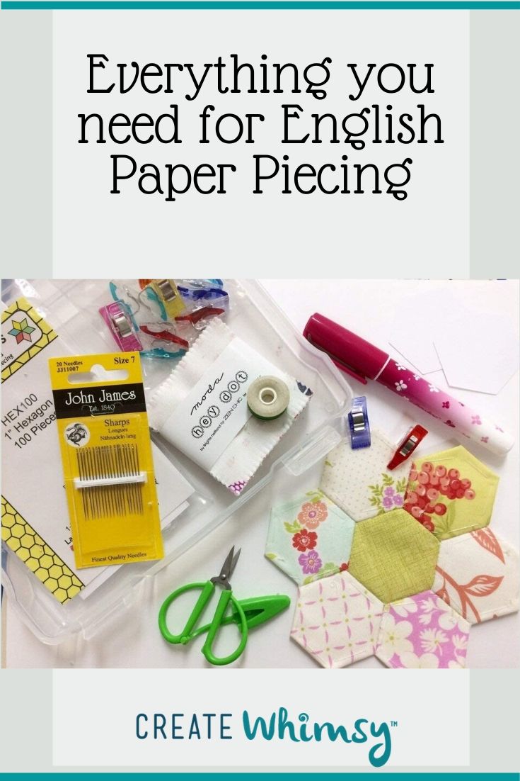 English Paper Piecing Supplies: EPP Essentials - Create Whimsy