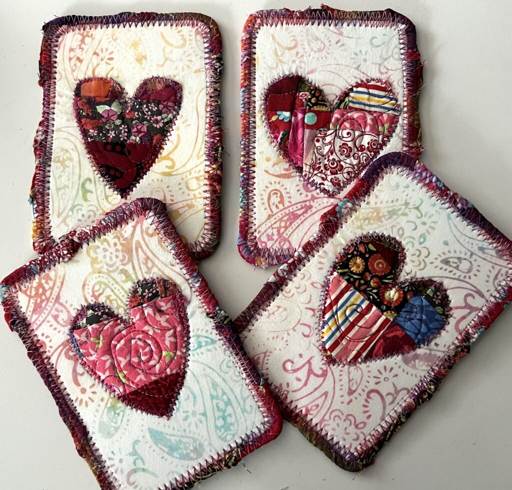 Valentine postcards 2026 by Lynn Woll