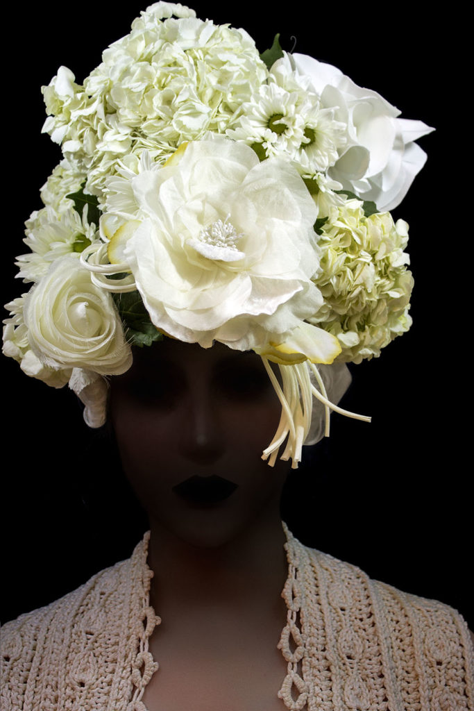 Francesca Penchant 2017 Bride with flower headdress (Shadow)