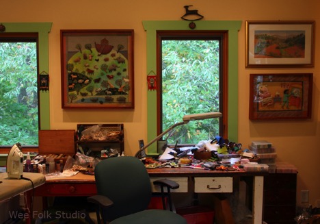 Salley Mavor's studio