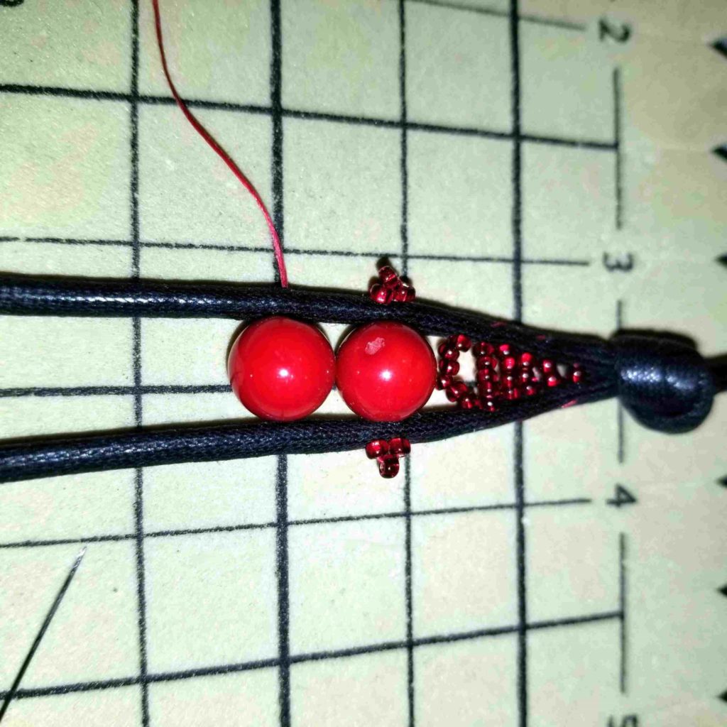 Sewn Gemstone Bracelets add second focal bead