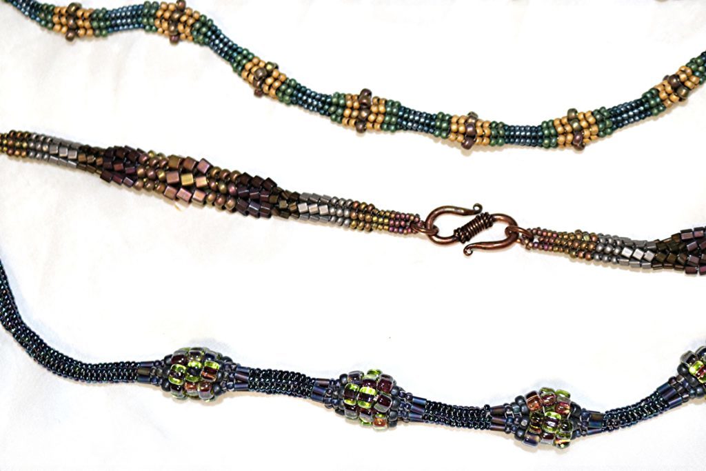 Tubular Herringbone Beaded Jewelry