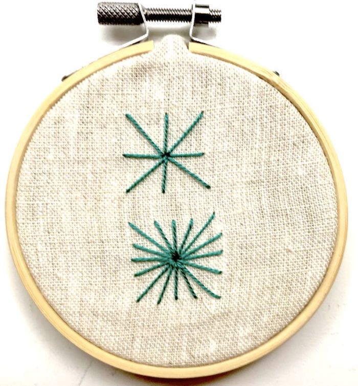 Embroidery Algerian Eye Stitch Create Whimsy