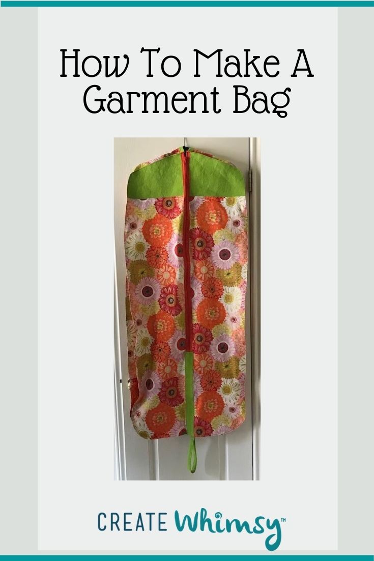 How to Make a Garment Bag Create Whimsy
