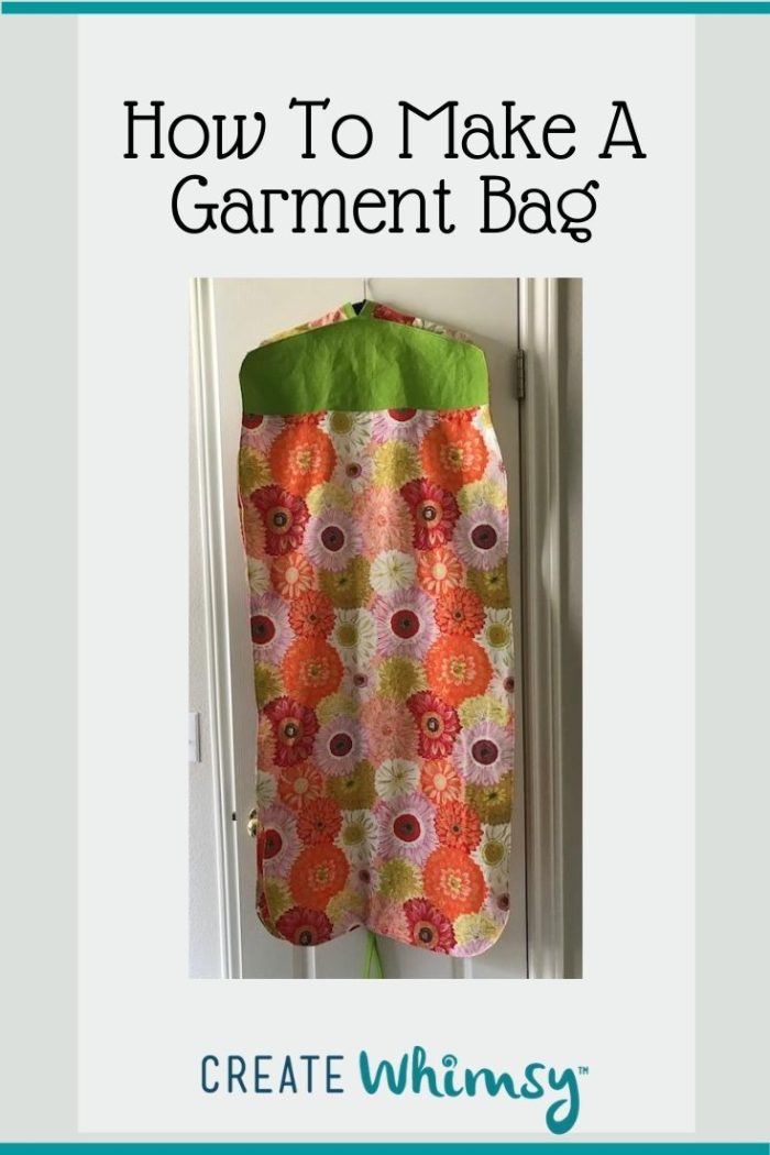 How to Make a Garment Bag Create Whimsy