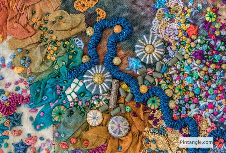 Spotlight Sharon Boggon, Crazy Quilt Artist Create Whimsy