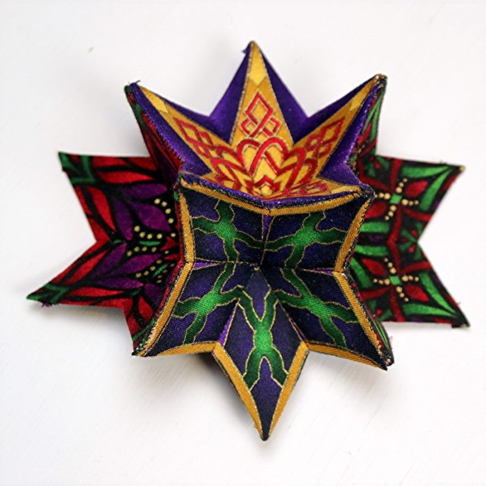 How to Make an EPP Moravian Star Ornament with Diamonds Create Whimsy