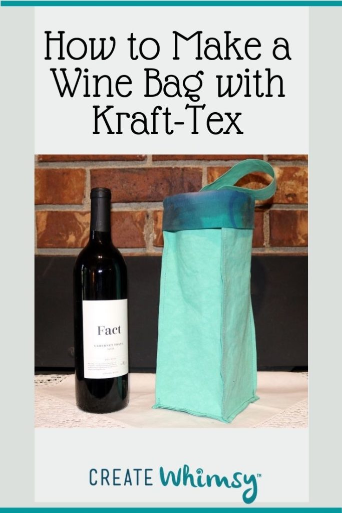 How to make a wine bag with kraft-tex 3