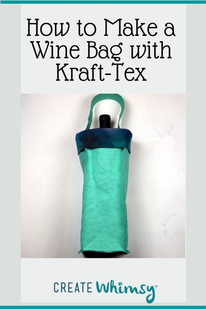 How to make a wine bag with kraft-tex 8