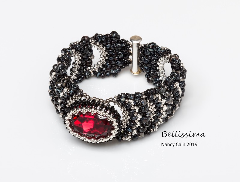 Bellissima Black and Scarlet bracelet