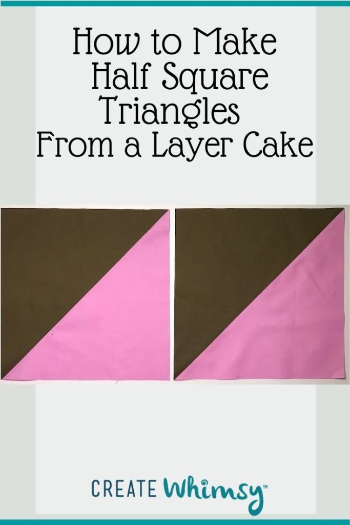 Layer Cake Half Square Triangles PI 2