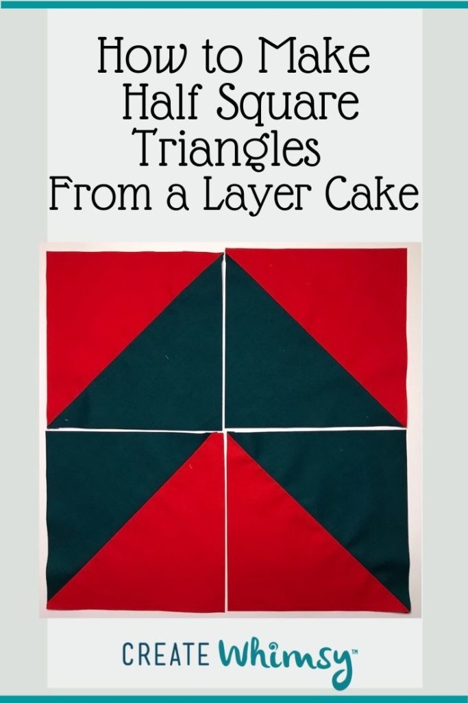 Layer Cake Half Square Triangles PI 3