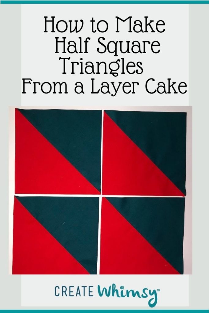 Layer Cake Half Square Triangles PI 4