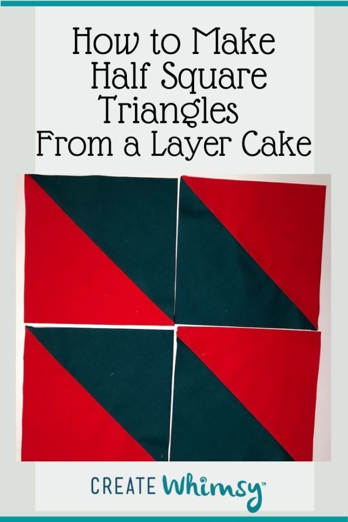 Layer Cake Half Square Triangles PI 5