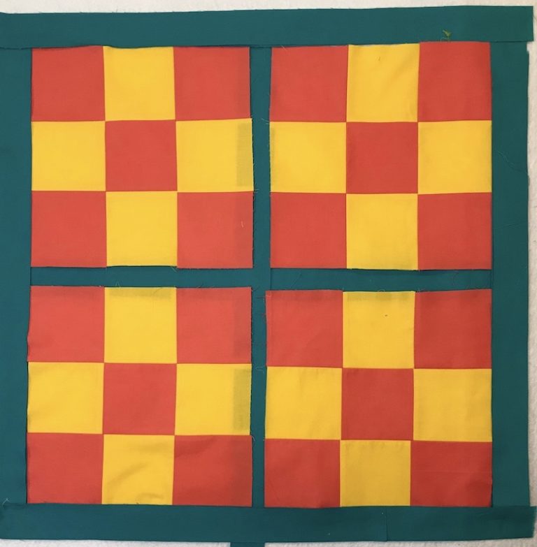 How to Make a Nine Patch Quilt Block Tutorial - Create Whimsy