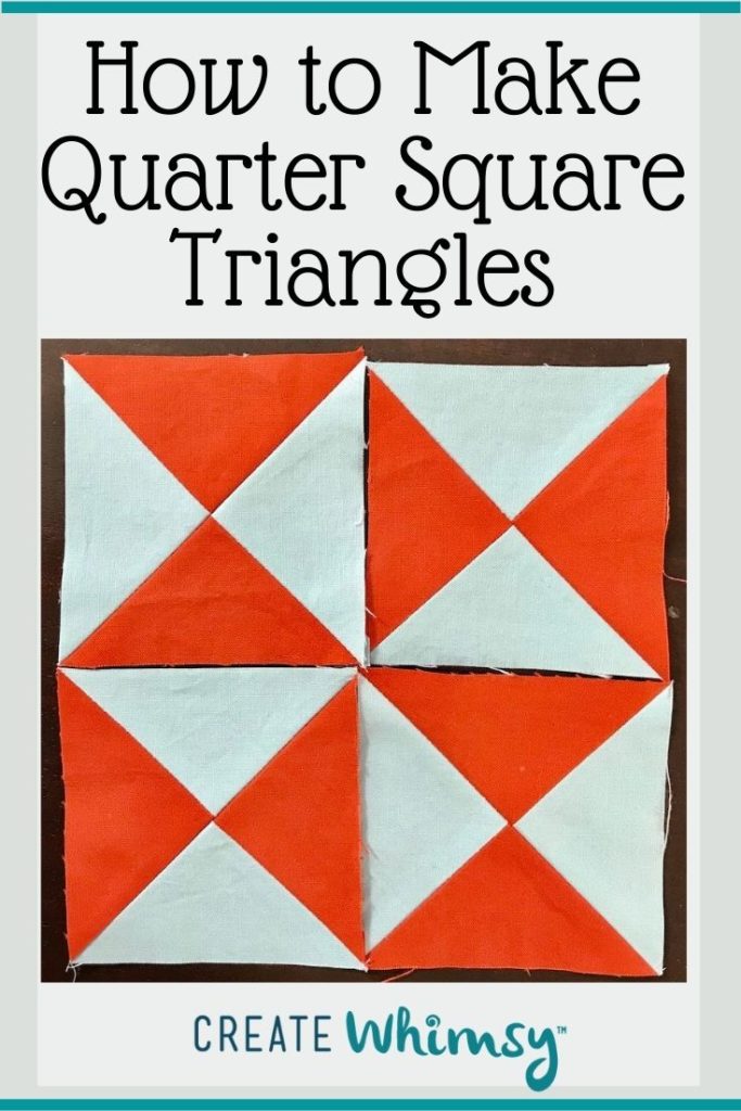 Quarter Square Triangles Pinterest Image