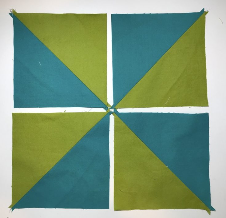 How to Make the Pinwheel Quilt Block - Free Tutorial - Create Whimsy