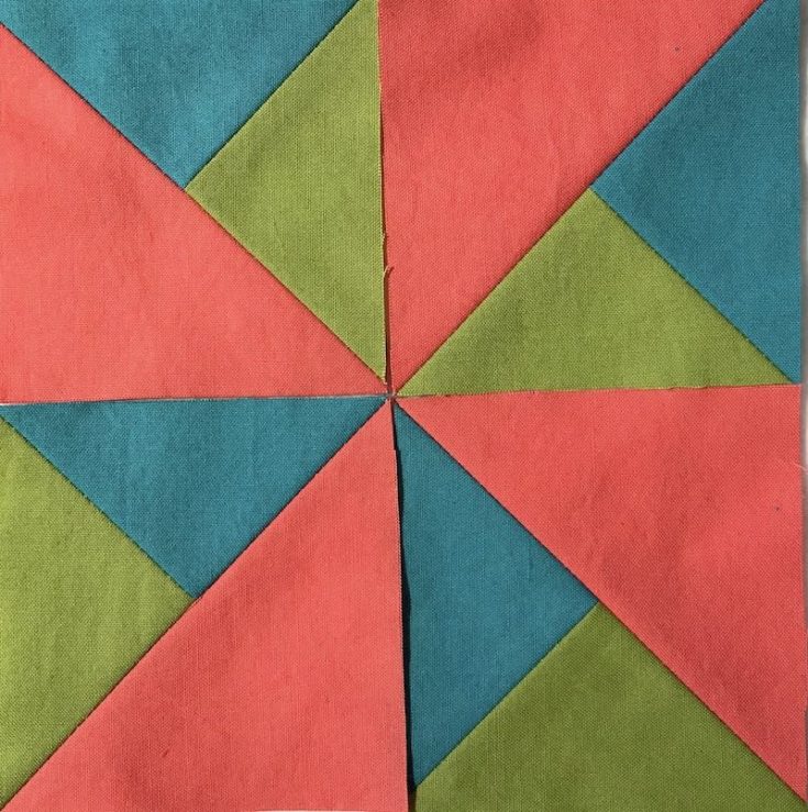 How to Make the Split Quarter Square Triangle Quilt Block Create Whimsy