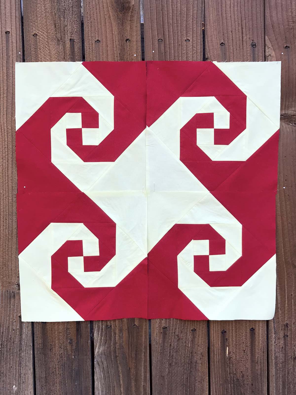 Snail Pattern Blocks Snail Trail Quilt Block Pattern: Step-by-Step for Beginners - Create Whimsy