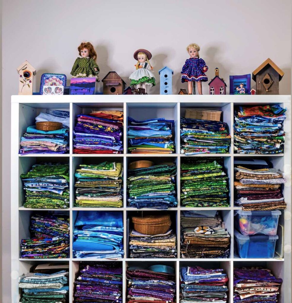 Joyce's fabric stash