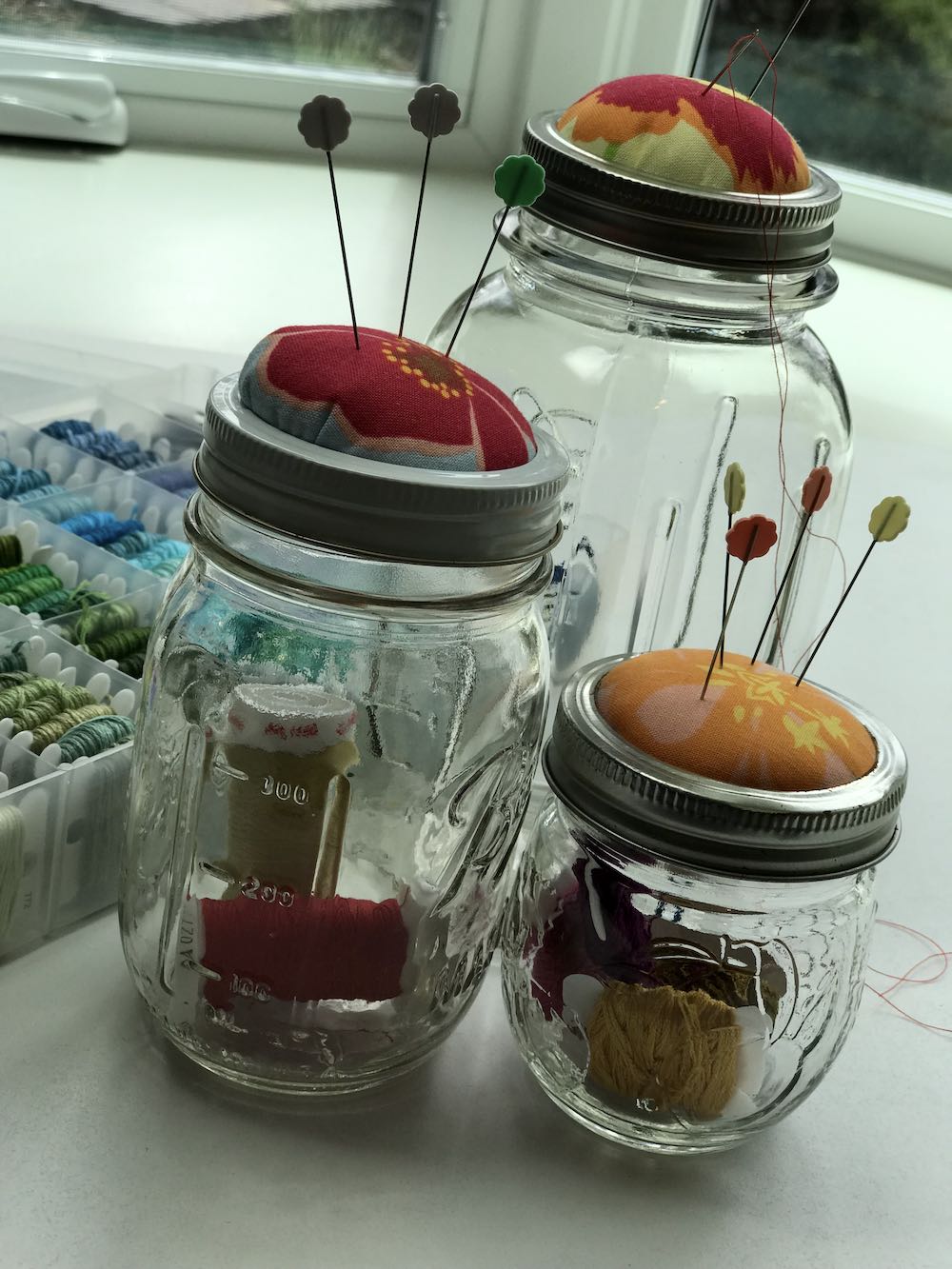 How to Make a Mason Jar Pin Cushion Create Whimsy