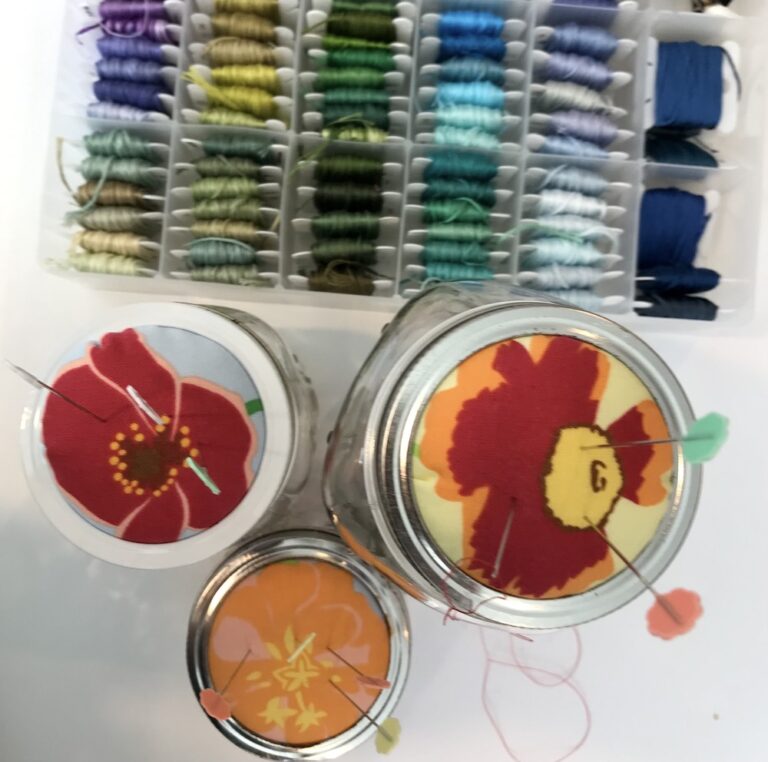 How to Make a Mason Jar Pin Cushion Create Whimsy