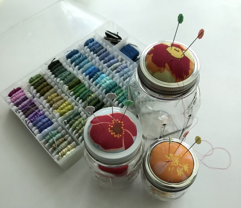 How to Make a Mason Jar Pin Cushion Create Whimsy