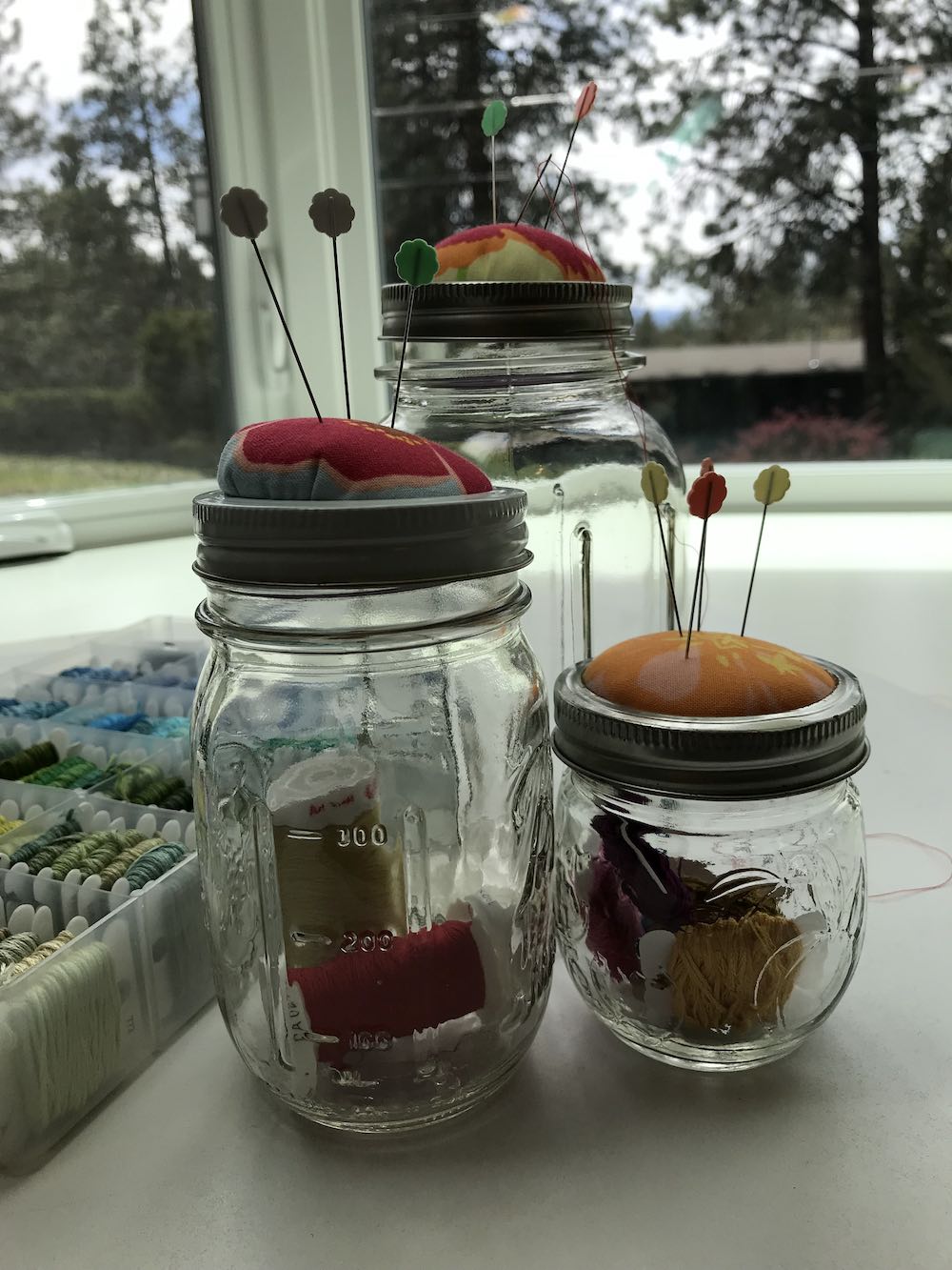 How to Make a Mason Jar Pin Cushion Create Whimsy