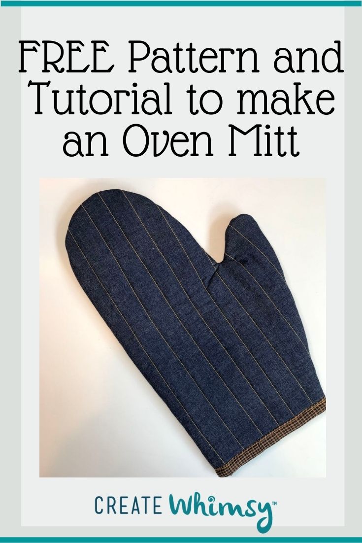 How to Make an Oven Mitt Free Downloadable Pattern Create Whimsy
