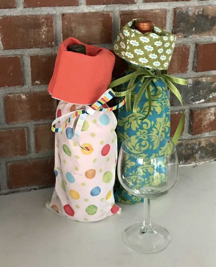 How to Make a Fabric Wine Bag Create Whimsy