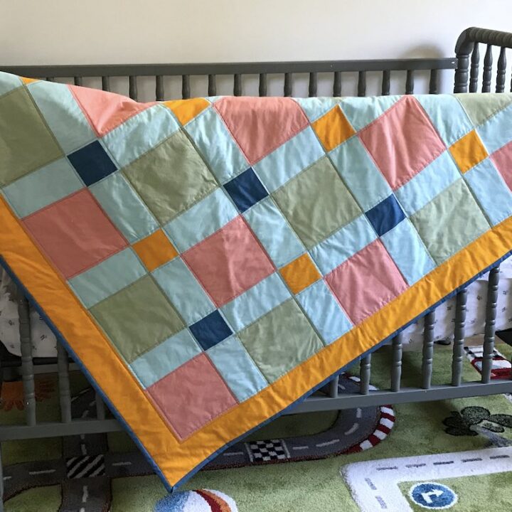 Disappearing nine patch finished quilt 2