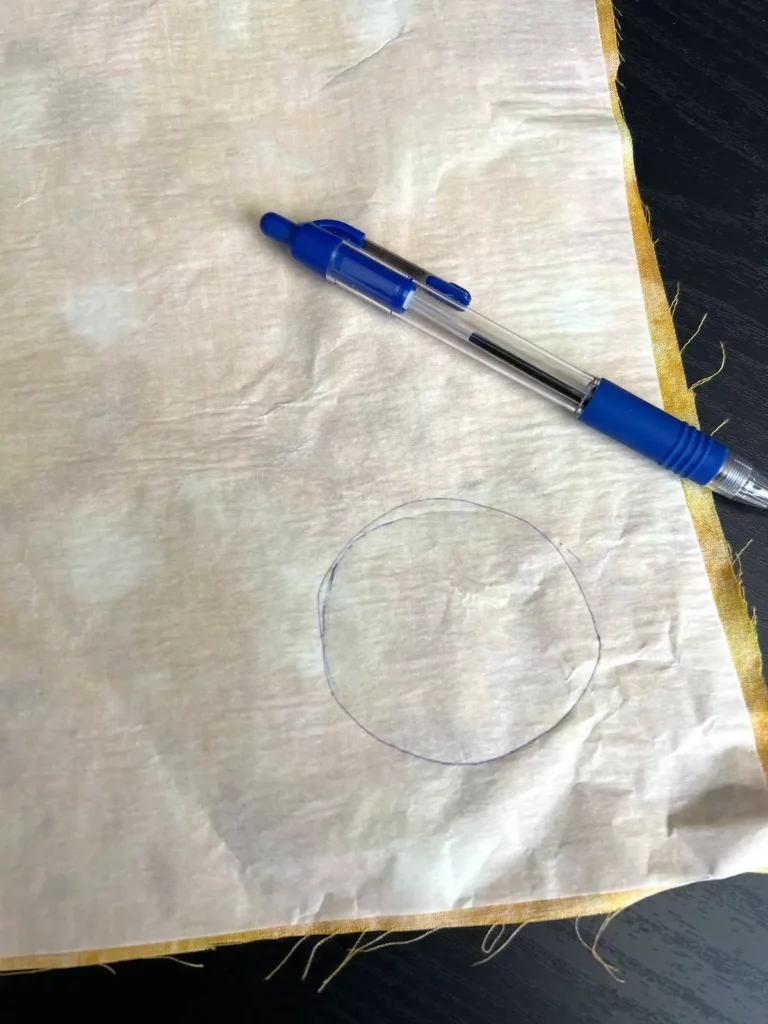 Fusible Web draw directly on the paper