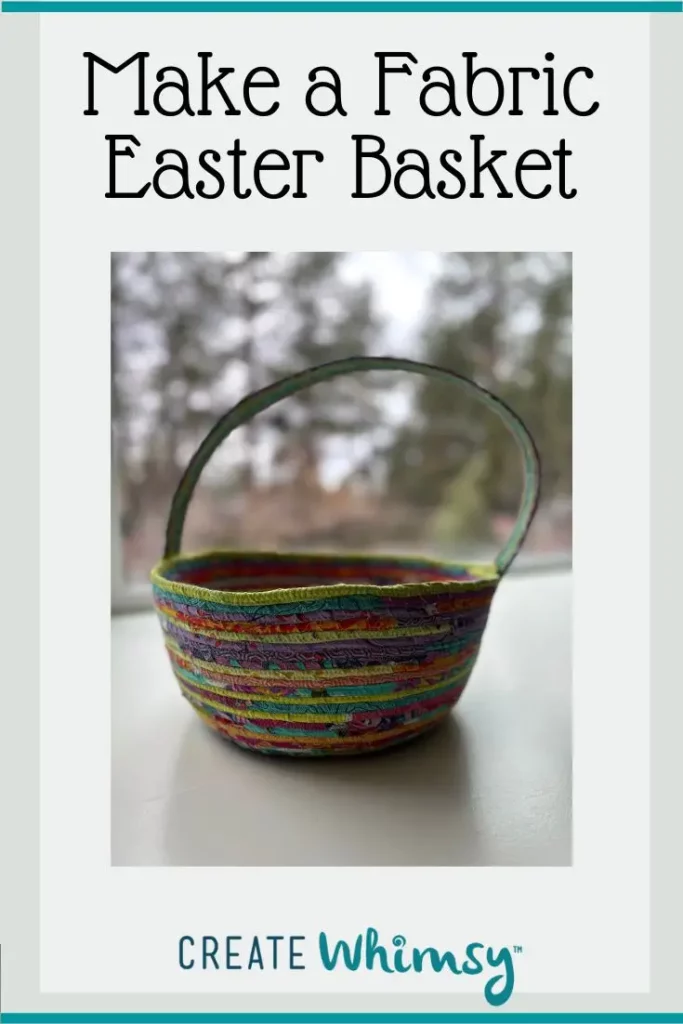 Fabric Easter Basket Pinterest image 3