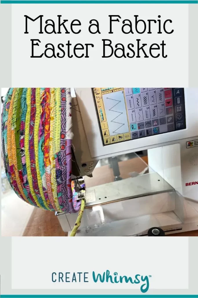 Fabric Easter Basket Pinterest image 4