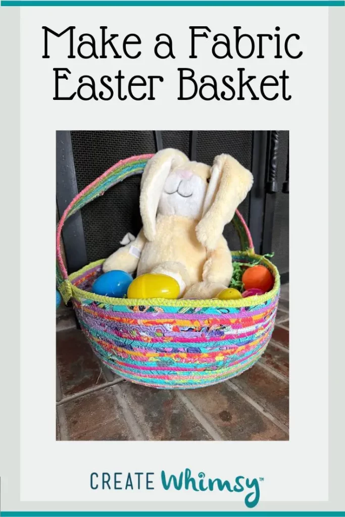 Fabric Easter Basket Pinterest image 5