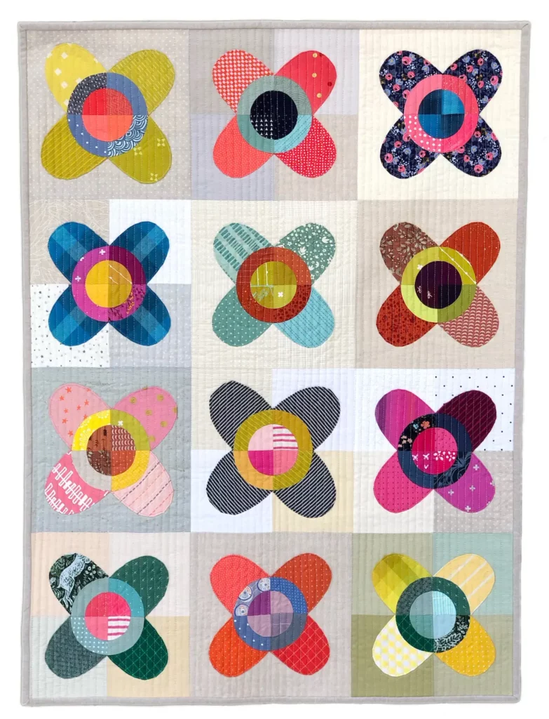 Petal Power quilt by Michelle Bartholomew